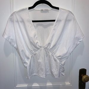 Zara white shirt